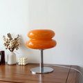 Modern Glass Table Lamp | Marl Bedside Light for Living Room