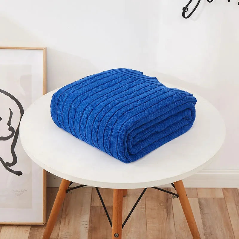 Modern Cotton Blanket | Arden Cozy Throw