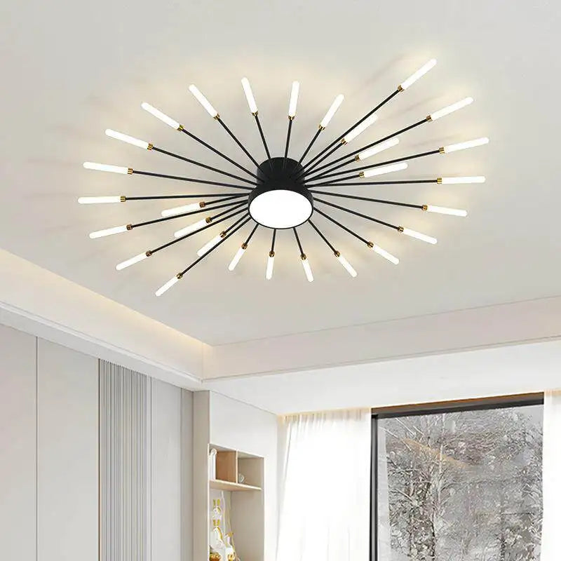 Minimalist Metal Ceiling Light | Pool Flush Ceiling Lamp for Bedroom