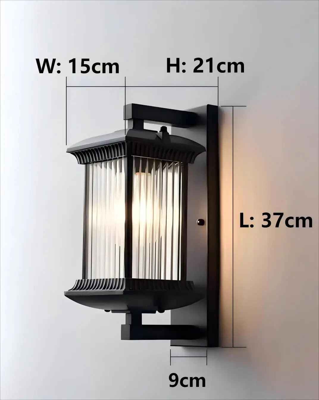 Modern Aluminum Wall Light | Garry Wall Mounted Lamp for Balcony