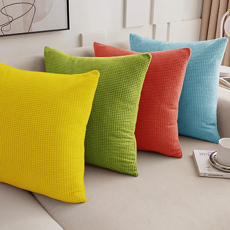 Modern Pillow Cover | Chalk Cushion Case for Office