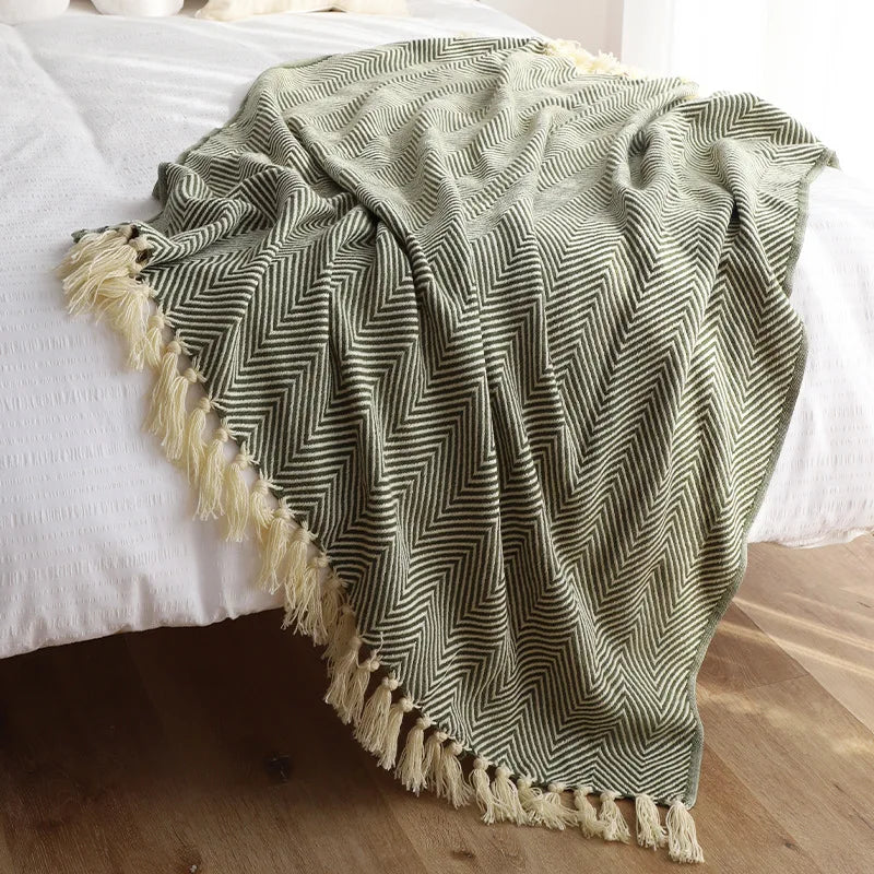 Modern Blanket | Elm Cozy Throw