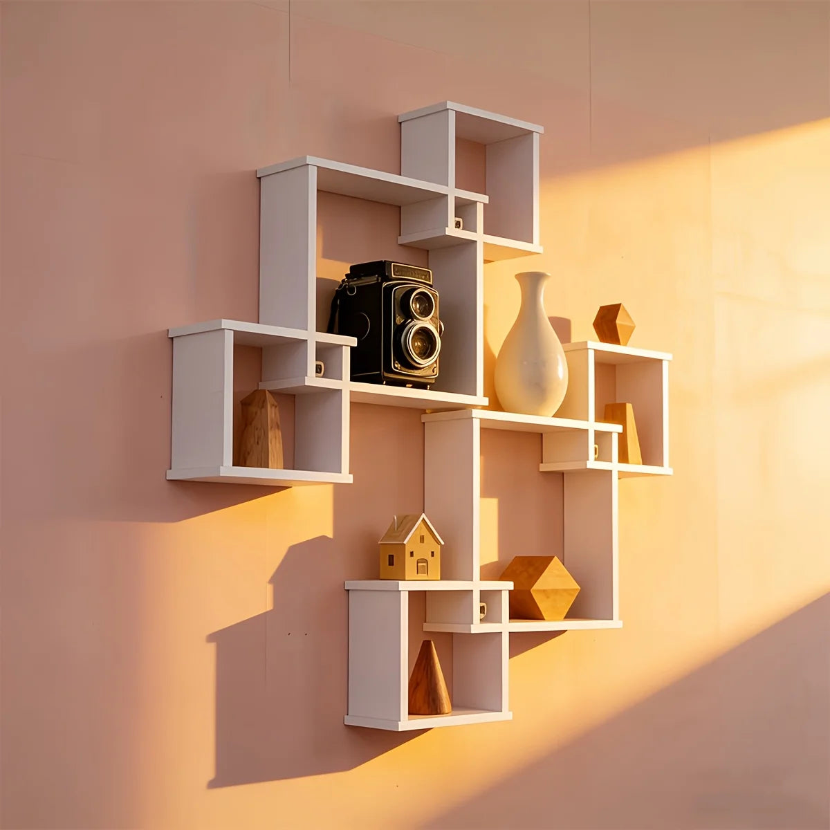 Modern Floating Wall Shelf | Siskin Display Shelf for Living Room