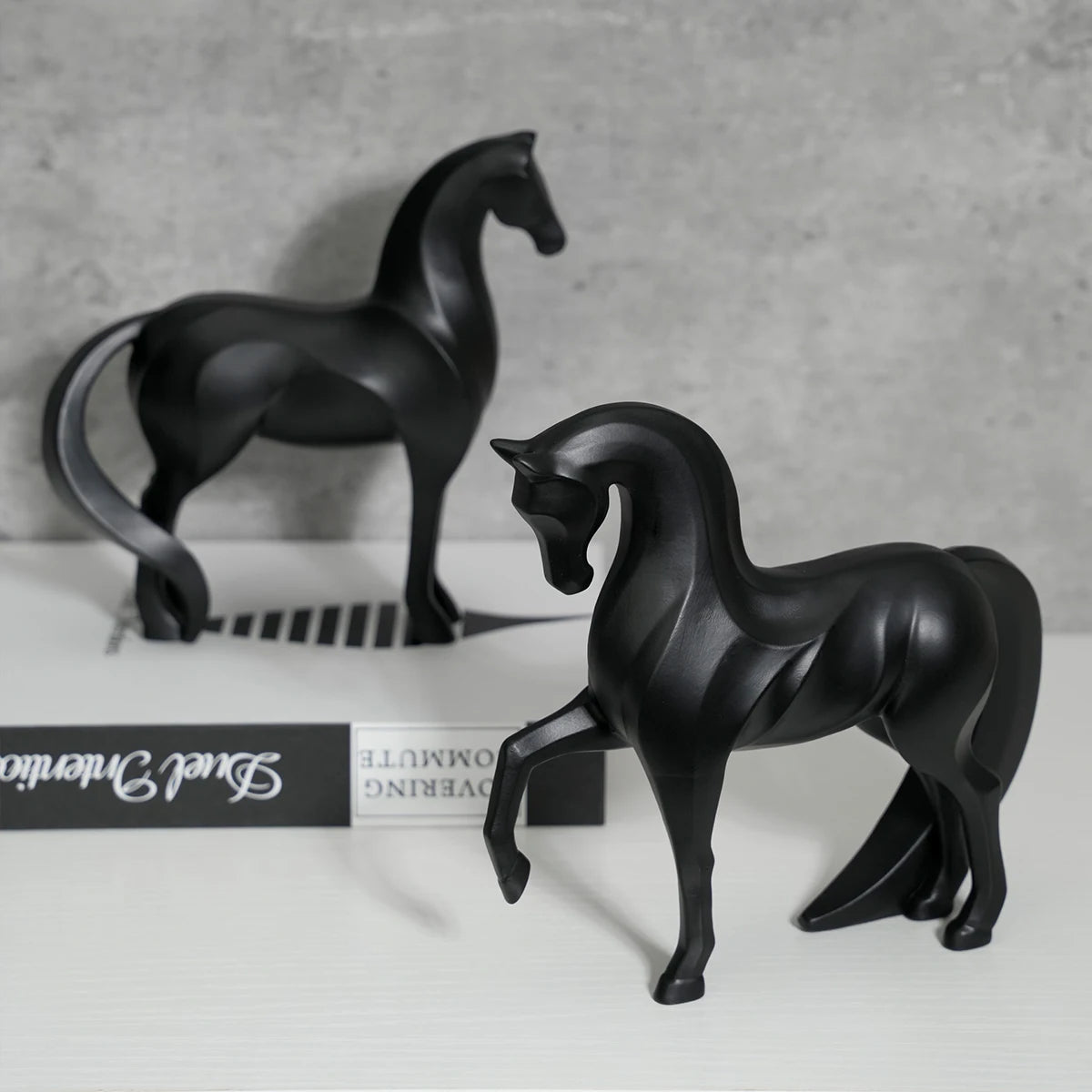 Modern Resin Figurine | Gorse Shelf Decor for Living Room