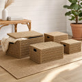 Modern Seagrass Storage Basket | Calder Set of 4 Woven Organizer