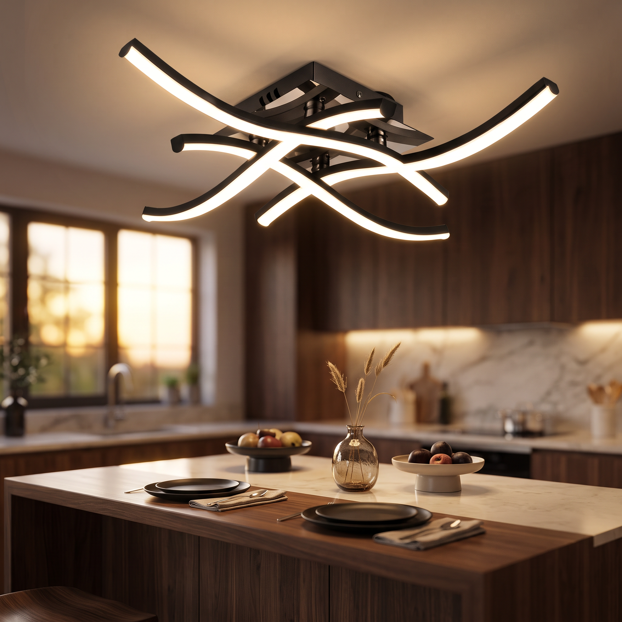 Modern Ceiling Light | Bight Flush Ceiling Lamp for Bedroom
