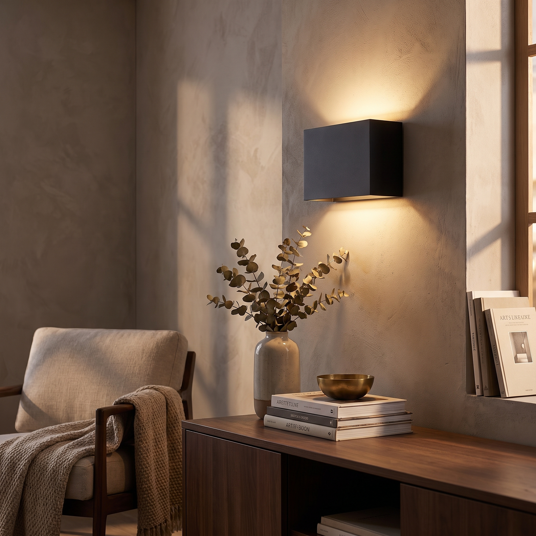 Modern Aluminum Wall Light | Crane Wall Mounted Lamp for Living Room