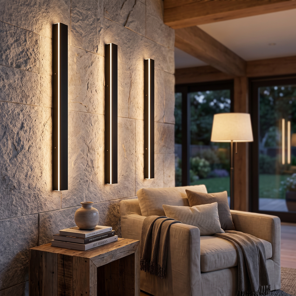 Modern Aluminum Wall Sconce | Quay Wall Light Fixture for Porch