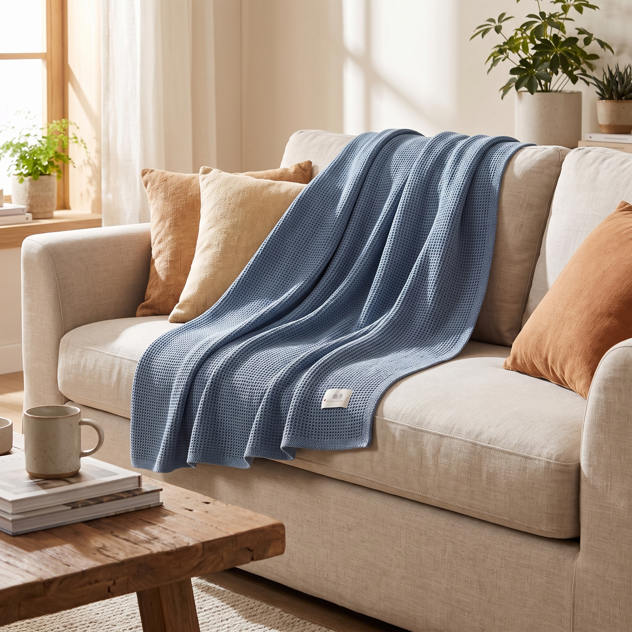 Modern Cotton Blanket | Bothy Cozy Throw