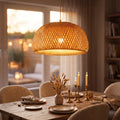 Modern Rattan Chandelier | Drift Hanging Ceiling Light