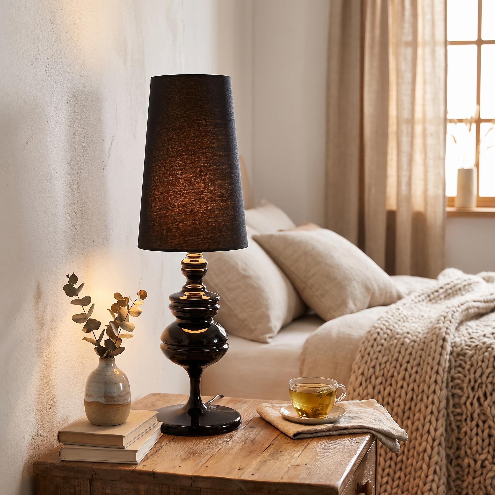 Modern Table Lamp | Sheen Bedside Light for Living Room
