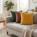 Modern Velvet Cushion Cover | Eyre Throw Pillow Cover for Living Room