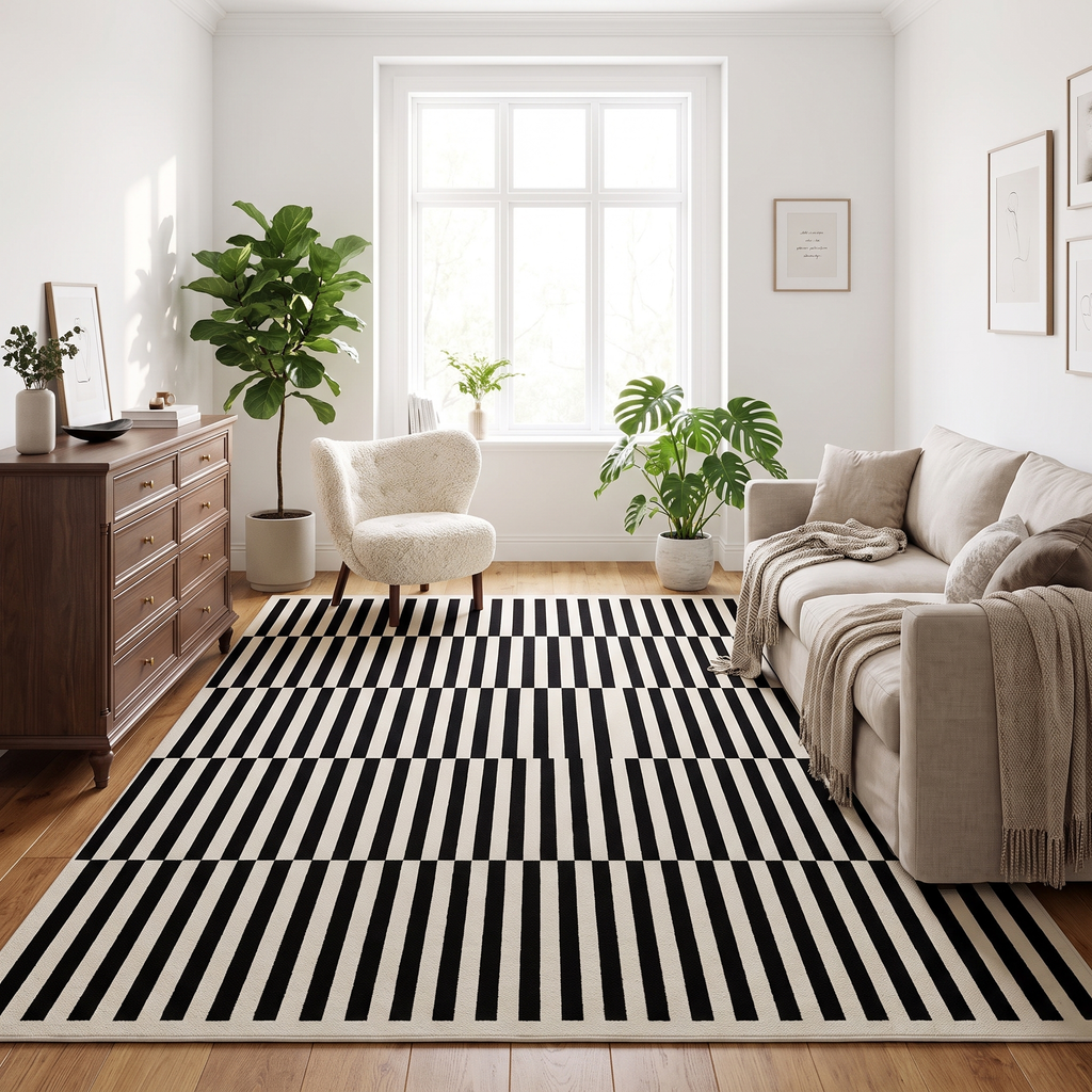 Minimalist Rug | Glen Area Rug for Living Room