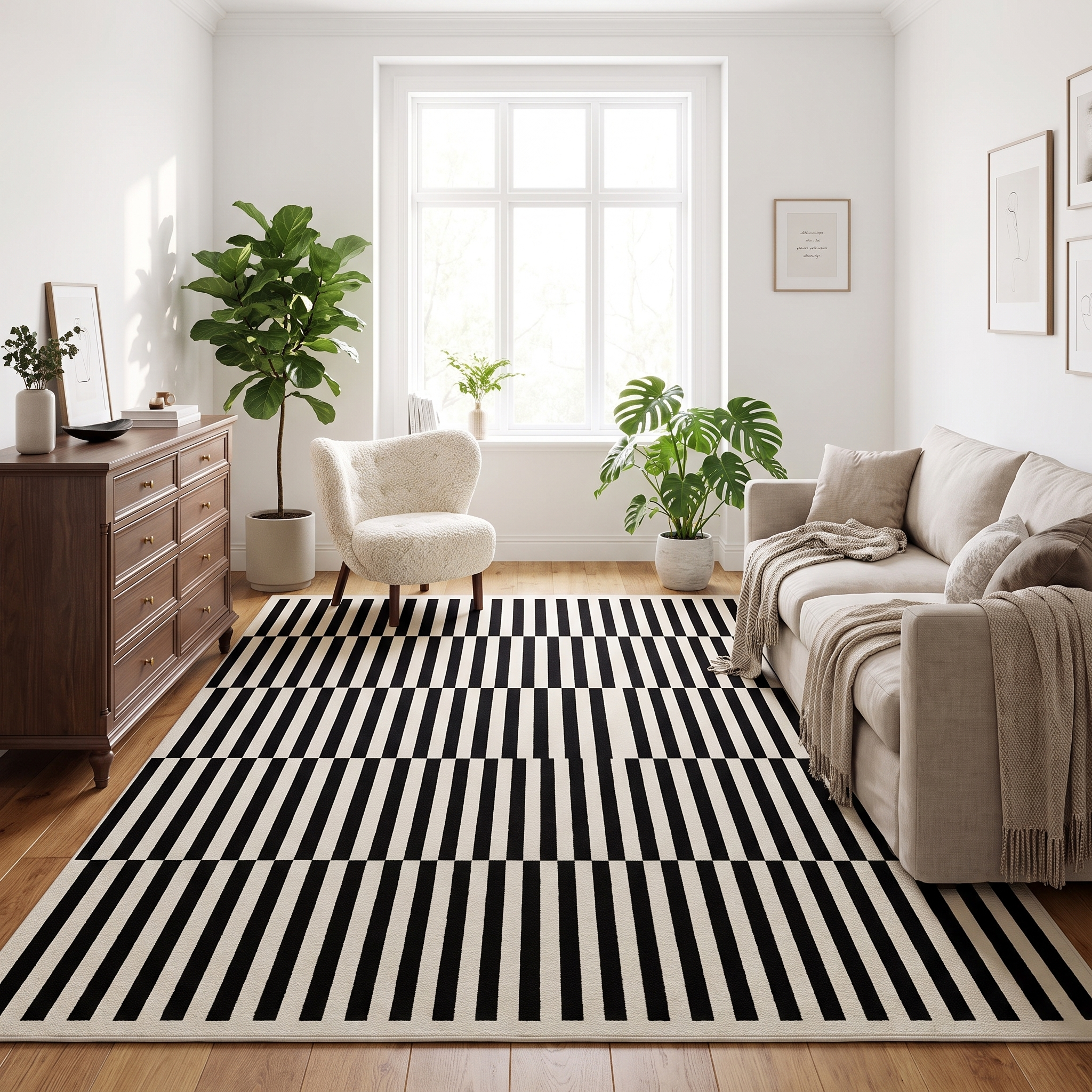 Minimalist Rug | Glen Area Rug for Living Room