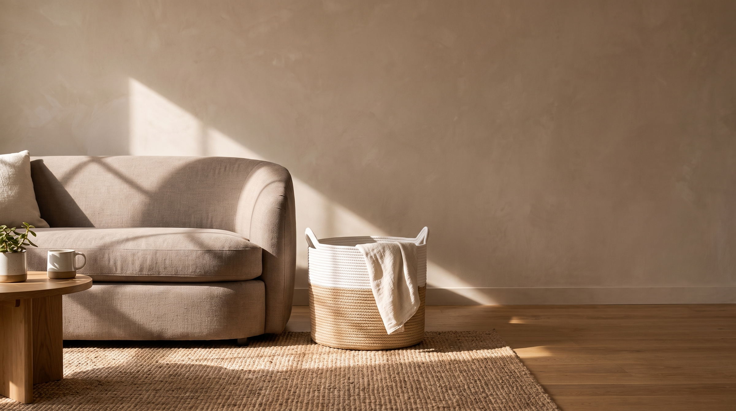 Woven basket lifestyle hero
