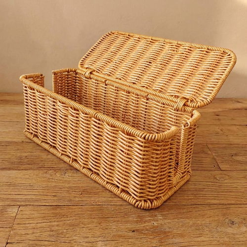 Tern storage basket close view showing the weave texture and rim