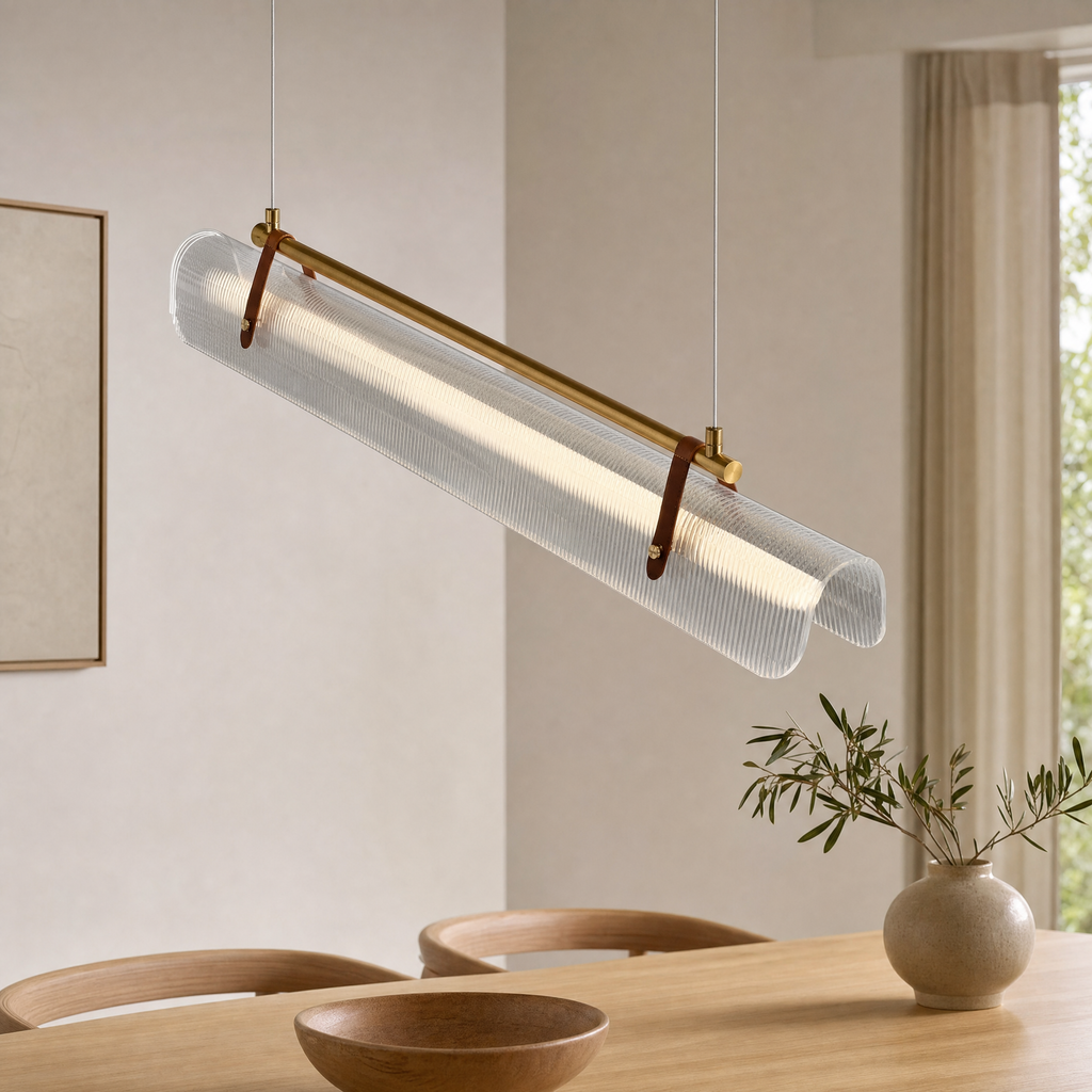 Spring Hanging Lamp for Dining Room in golden