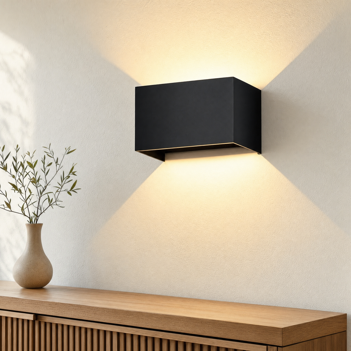 Crane Wall Mounted Lamp for Living Room in black