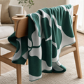 Iona Sofa Throw in green