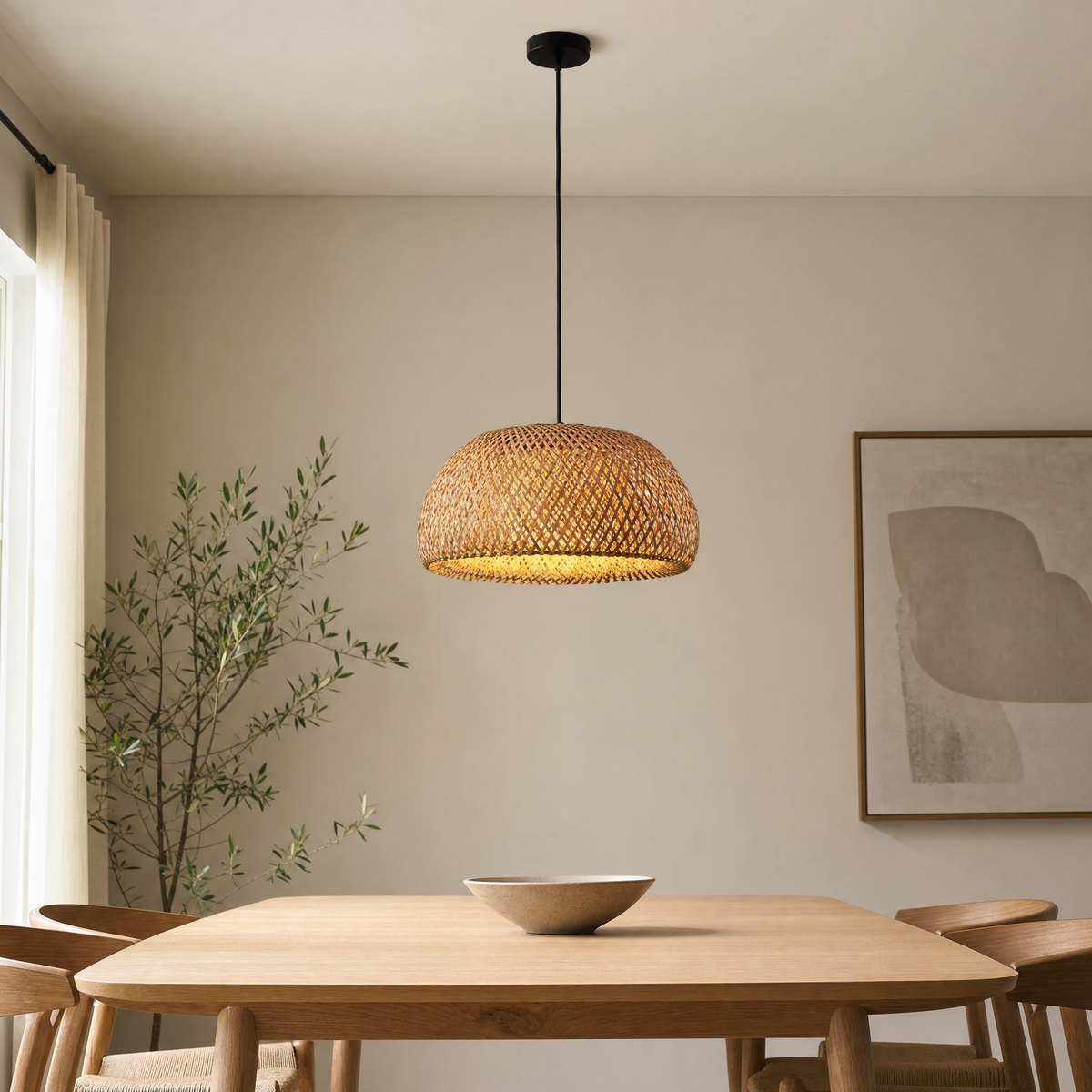 Dornoch Hanging Ceiling Light in black