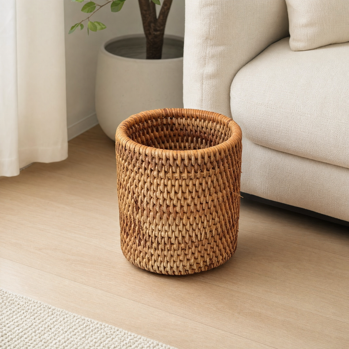 Howe Woven Storage in natural tall