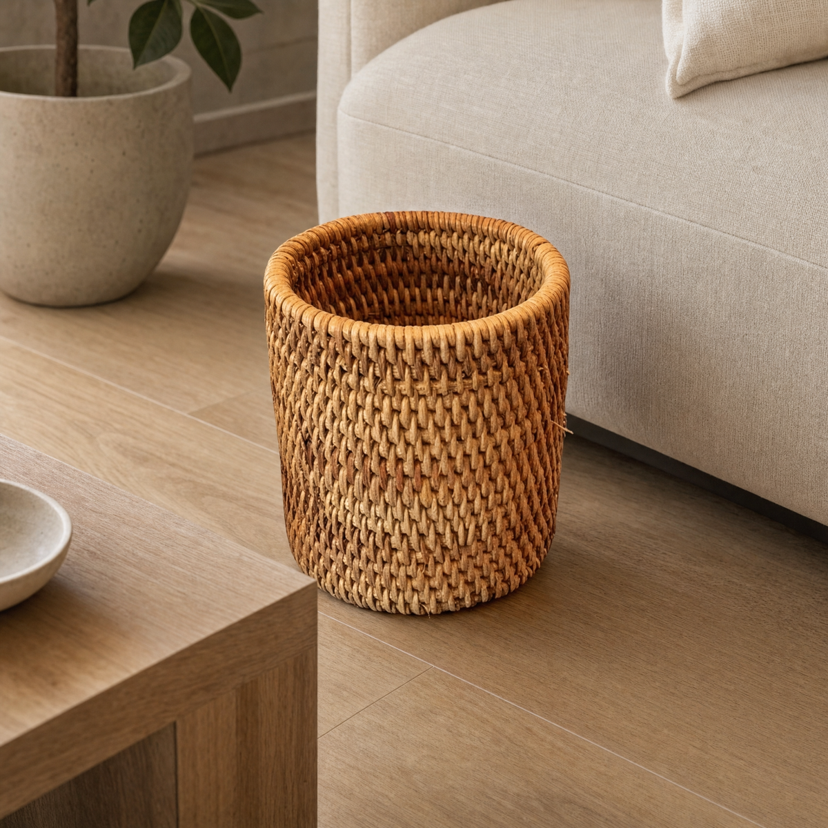 Howe Woven Storage in natural round