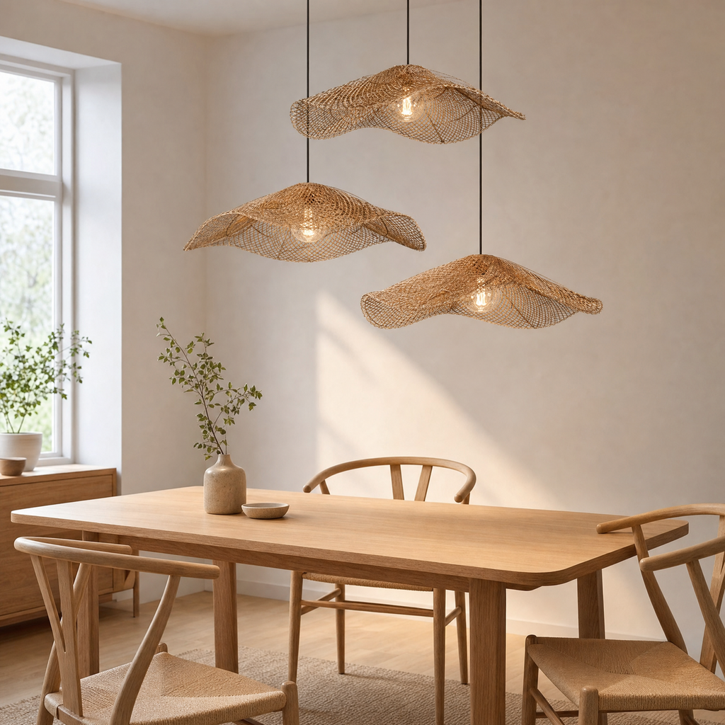 Westray Hanging Ceiling Light for Kitchen in 3 light bar