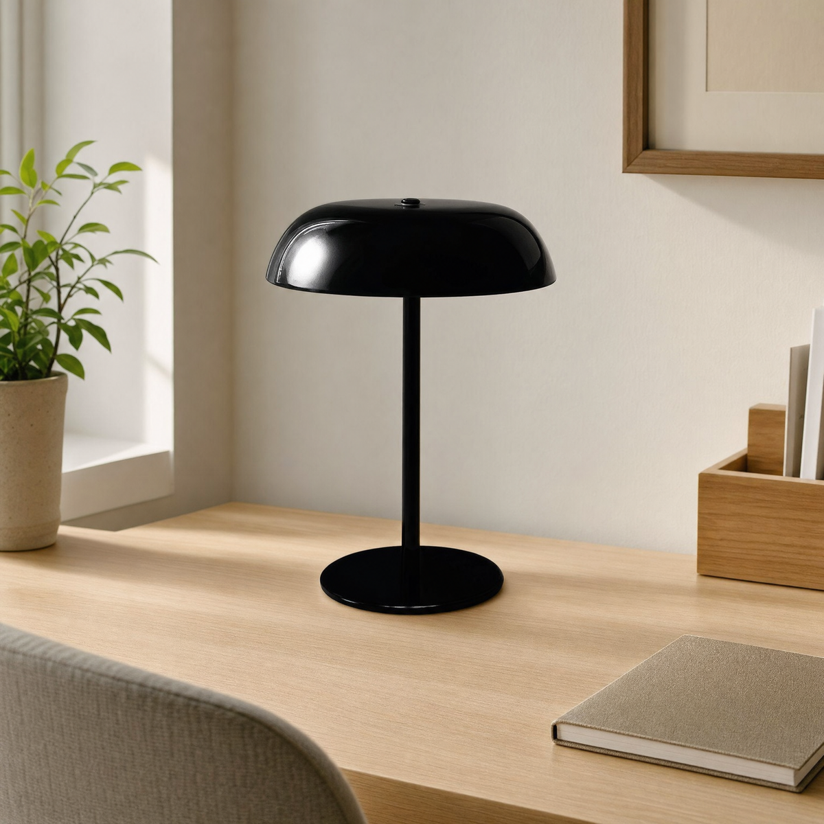 Ember Bedside Light for Office in black