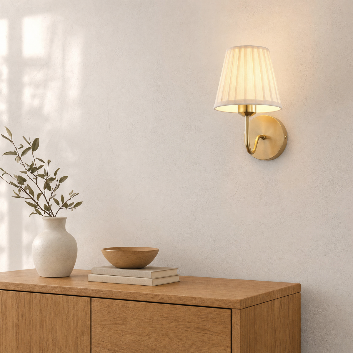Dune Wall Mounted Lamp for Living Room in gold-1pack