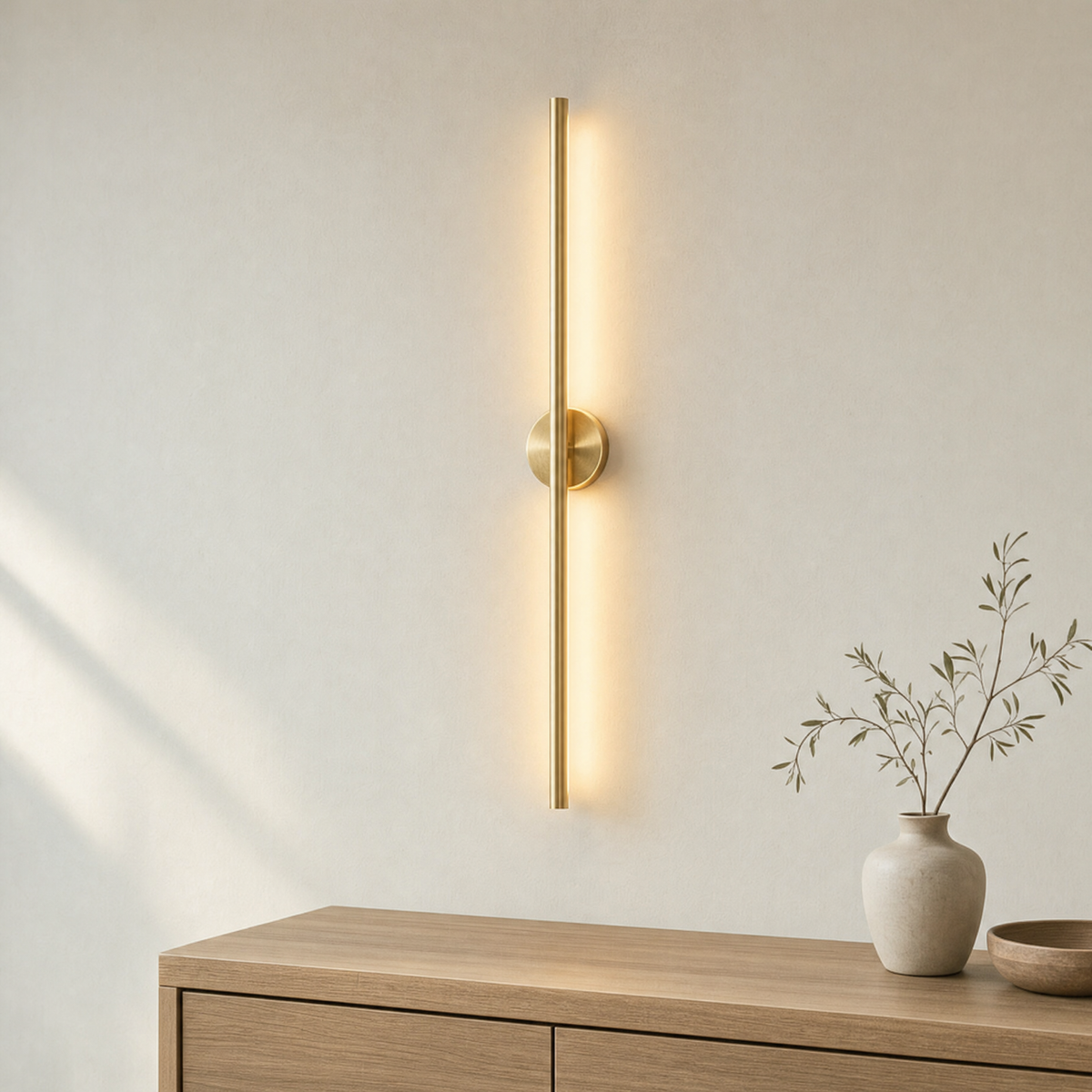 Nera Wall Mounted Lamp for Living Room in gold-a
