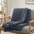 Bothy Cozy Throw in dark grey
