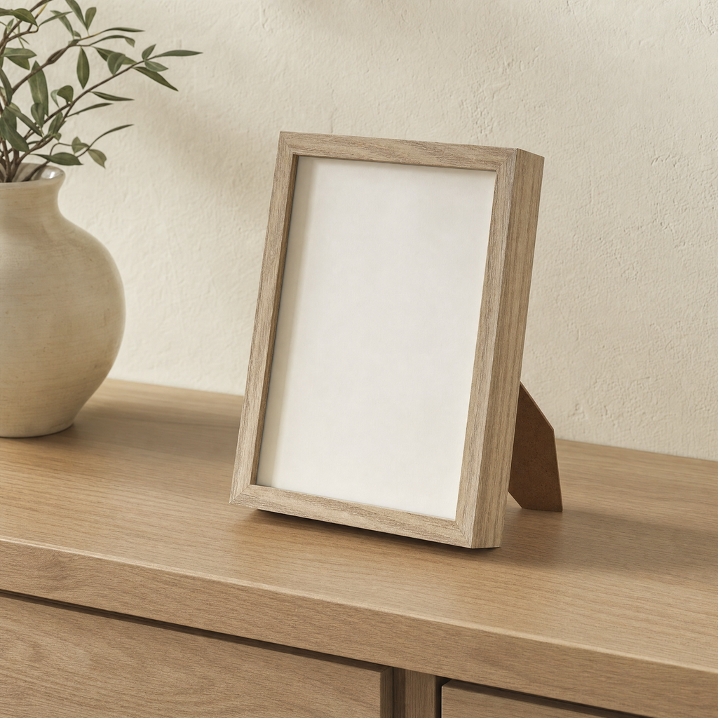 Auden Photo Frame in retro wood