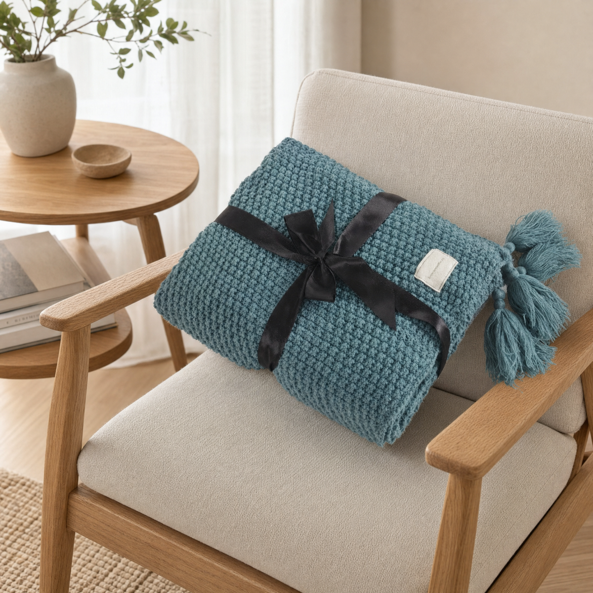 Cove Cozy Throw in green