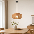 Vela Hanging Lamp in tan dome