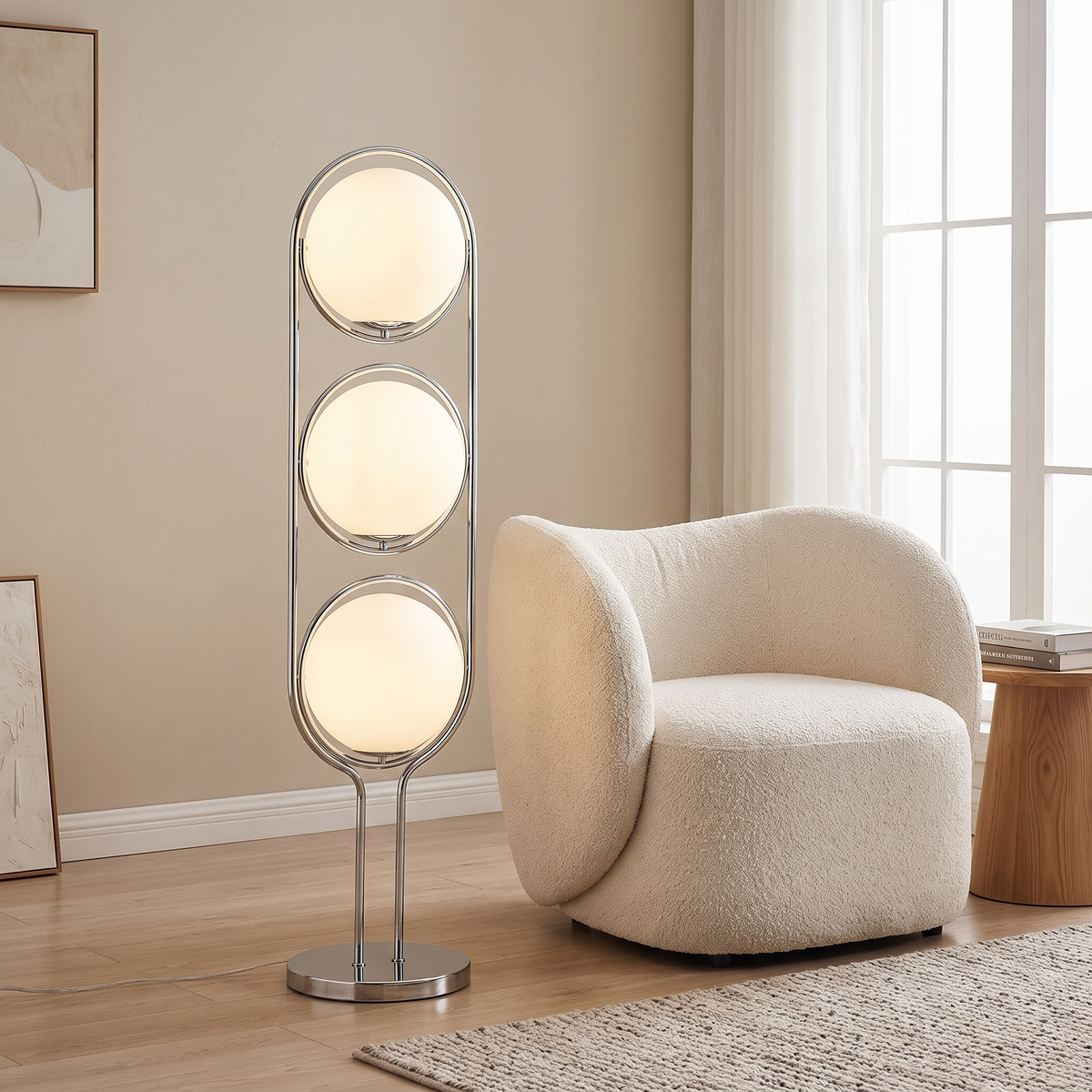 Glint Standing Light for Living Room in 3 ball