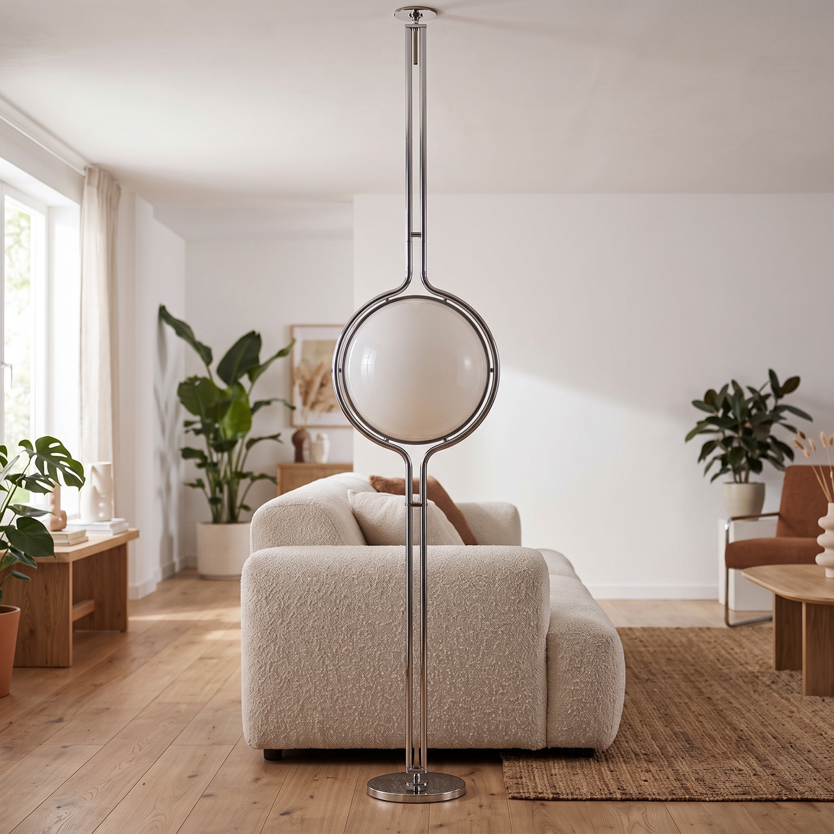 Glint Standing Light for Living Room in 1 ball ceiling pole