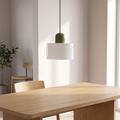 Spray Hanging Ceiling Light for Bedroom in white on green