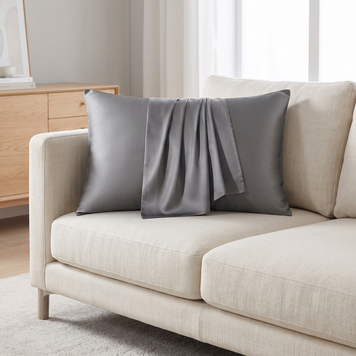 Arran Pillow Cover in grey