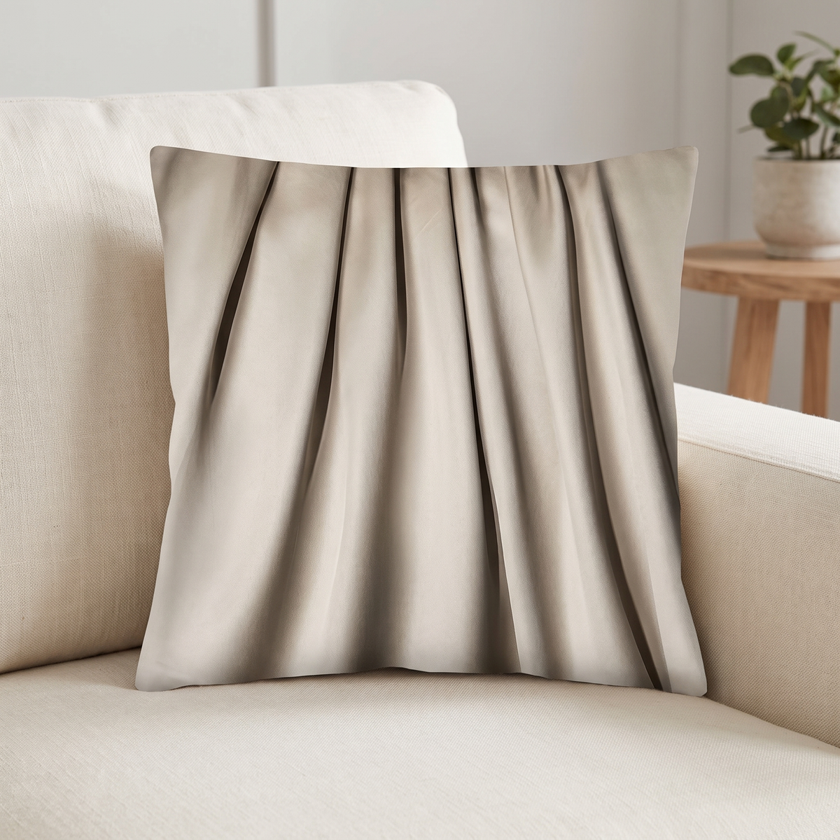 Arran Pillow Cover in khaki