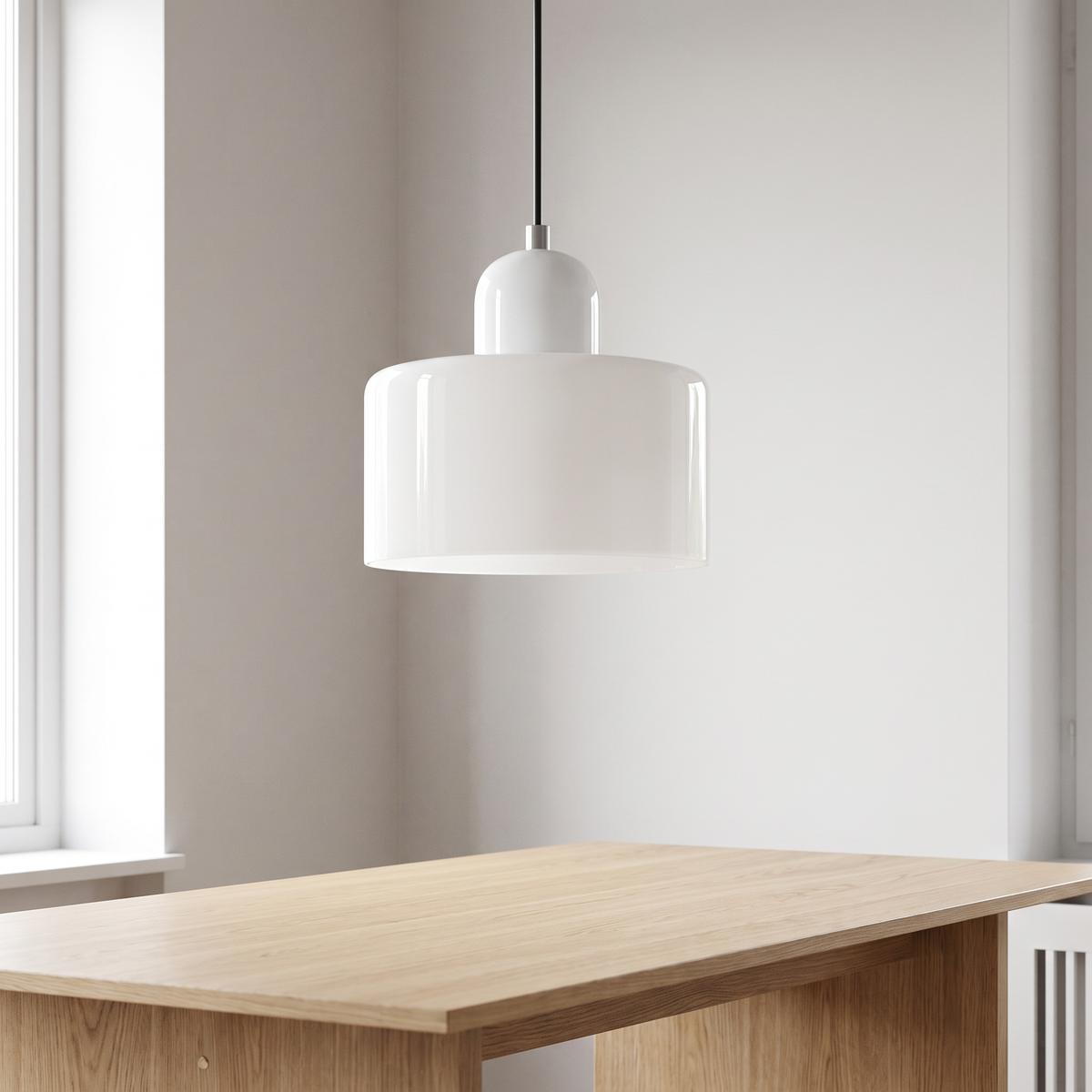 Spray Hanging Ceiling Light for Bedroom in white
