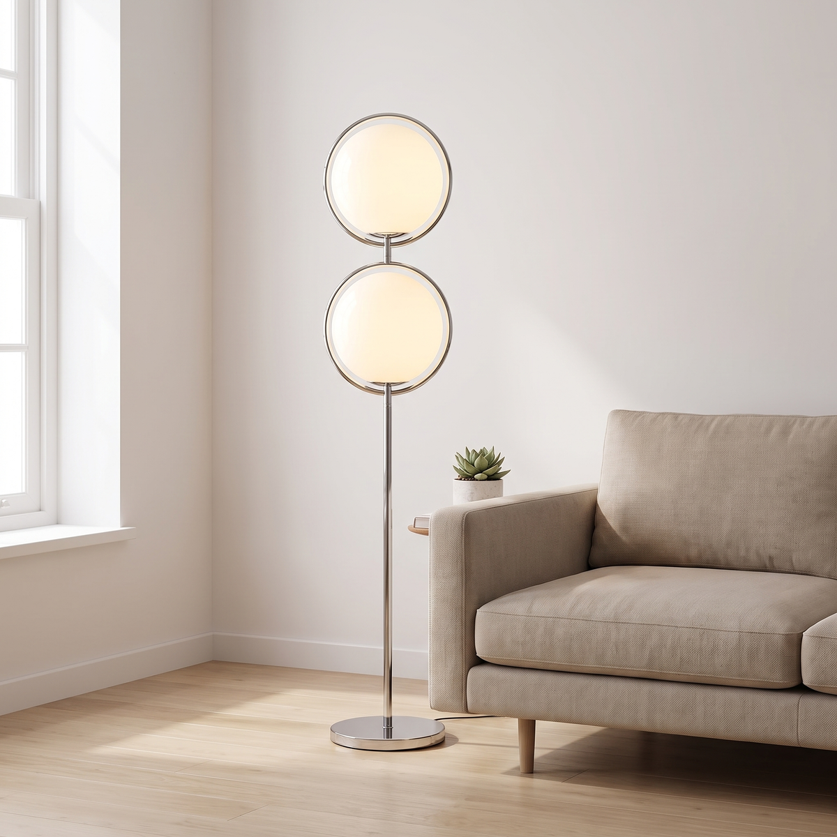 Gloam Standing Light for Living Room in 2 ball