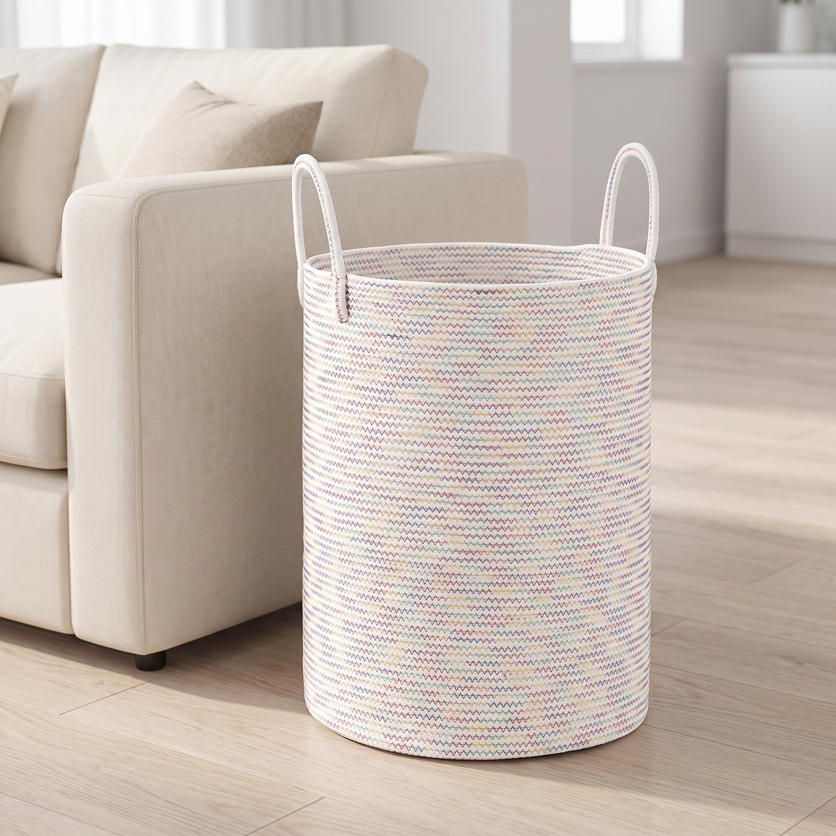 Laurel Woven Organizer for Living Room in multicolour