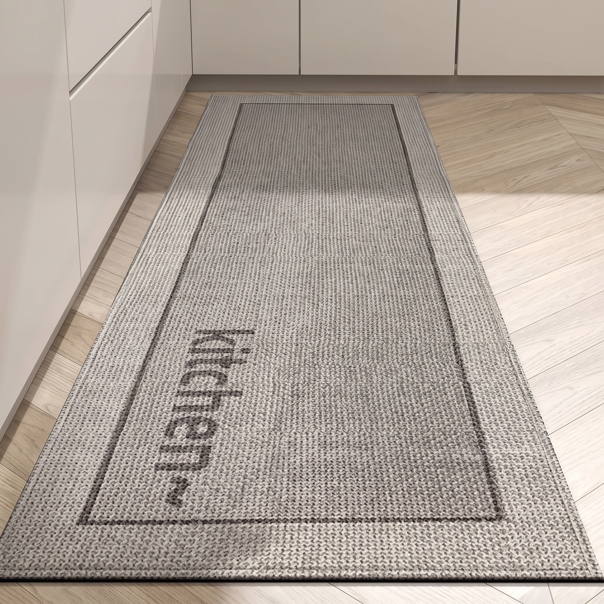 Knoll Area Rug for Kitchen in grey kitchen