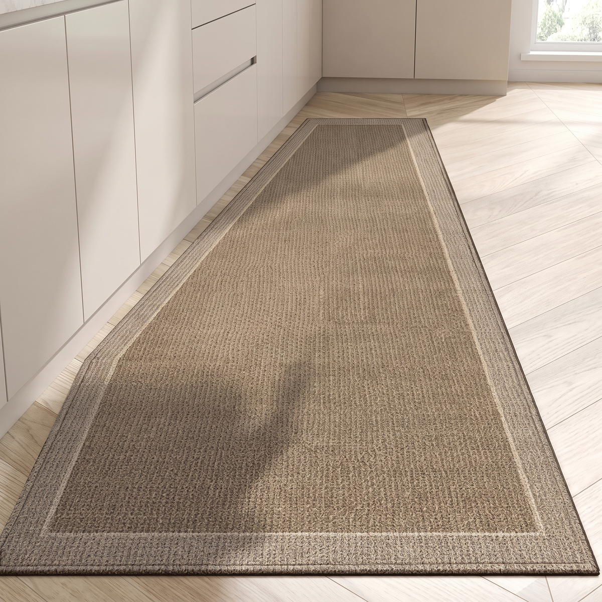 Knoll Area Rug for Kitchen in sand