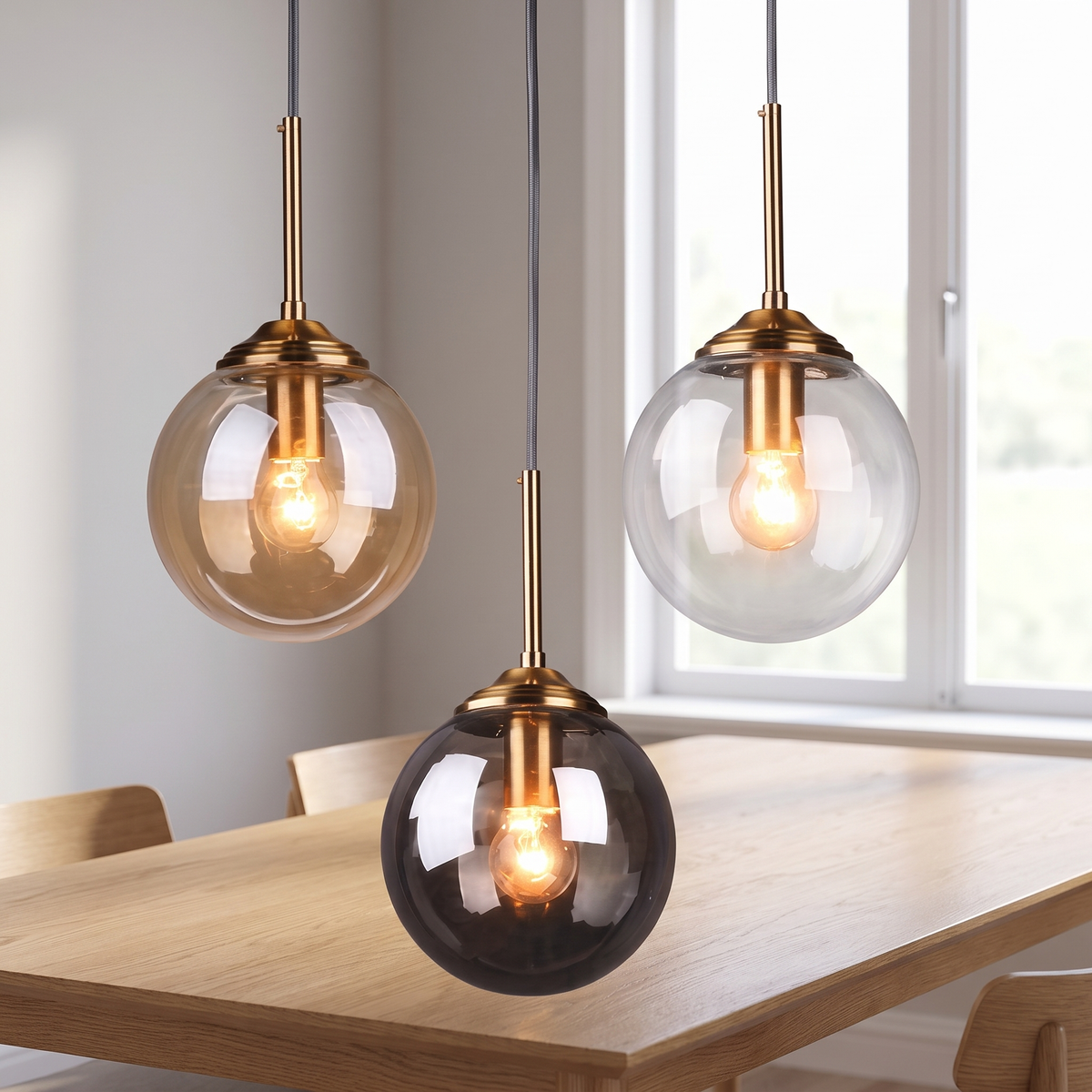 Pipit Hanging Ceiling Light in combination
