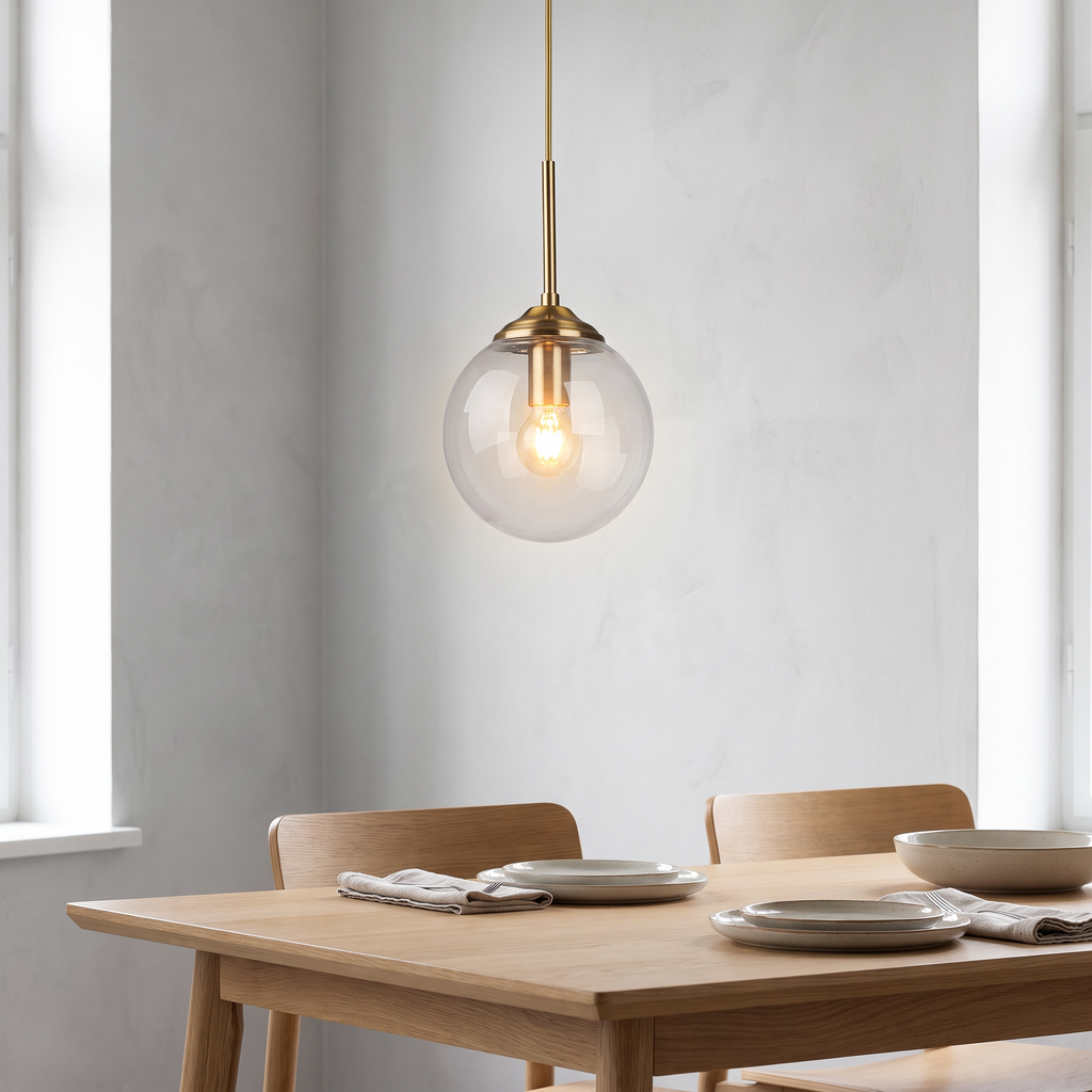 Pipit Hanging Ceiling Light in transparent