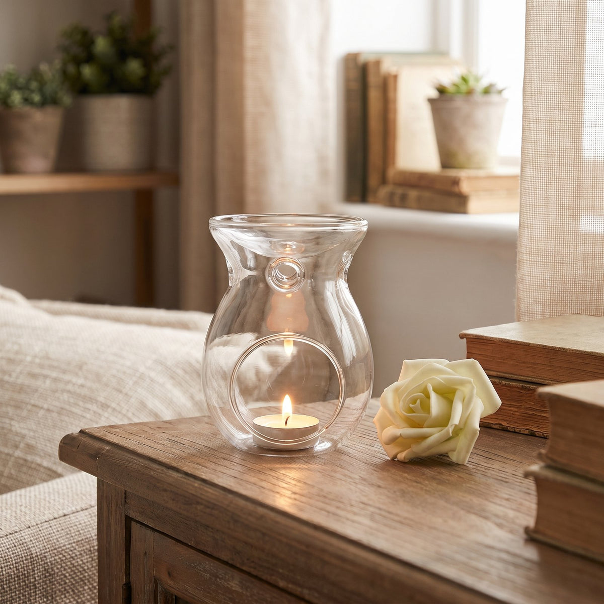 Modern Glass Vase | Shale Flower Vase